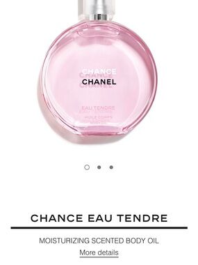 CHANEL Chance Eau Tendre Body Oil Pink Packaging